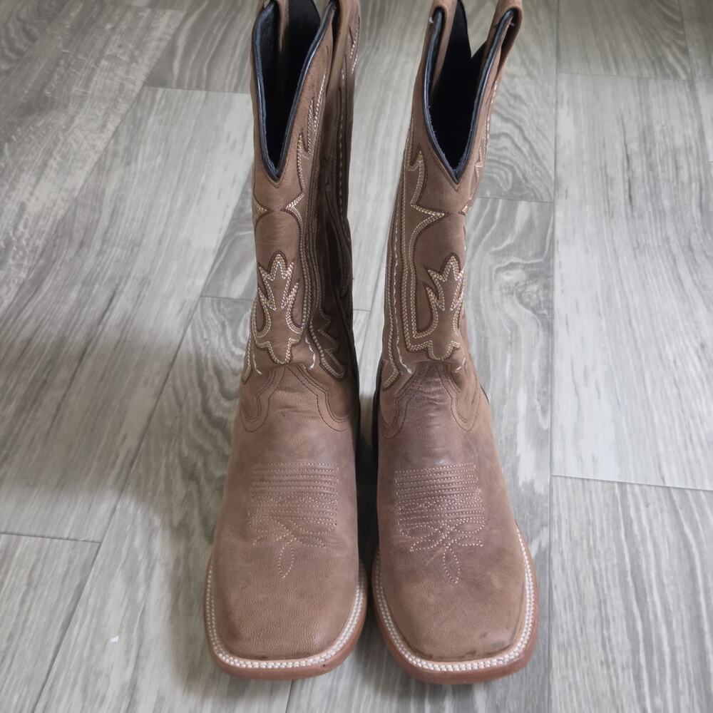 WOMENS JB DILLON COWBOY SQ TOE BOOTS SIZE 8 B - Picture 4 of 13